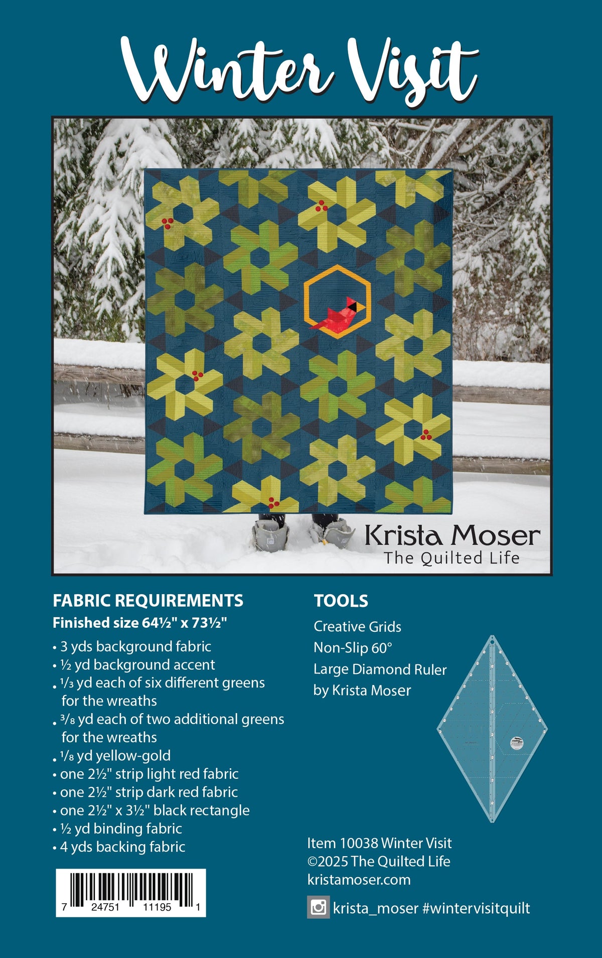 Winter Visit Downloadable Pattern