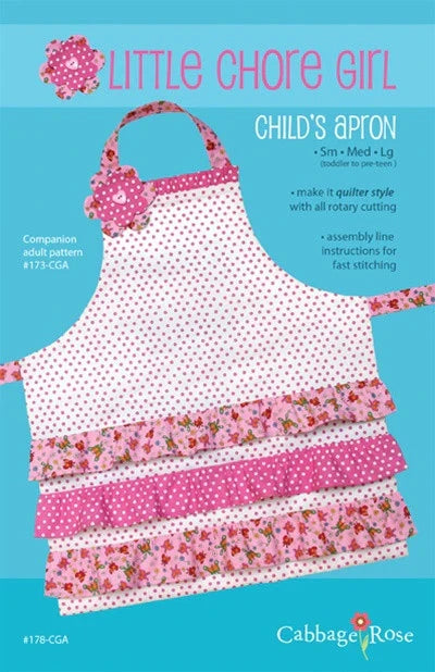 Little Chore Girl Apron Downloadable Pattern