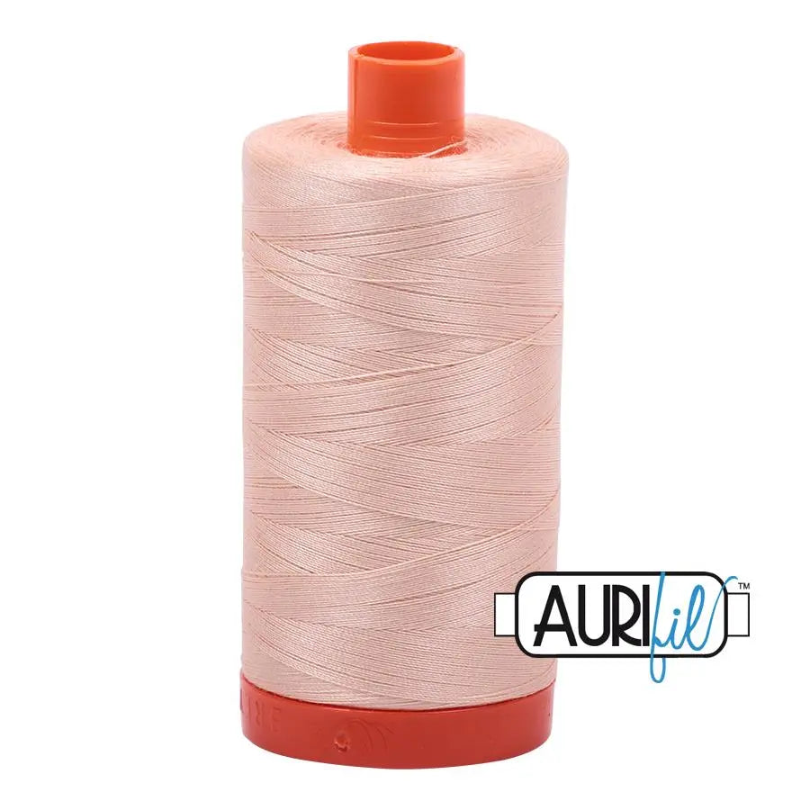 2205 Apricot Aurifil Large Spool Cotton 50wt