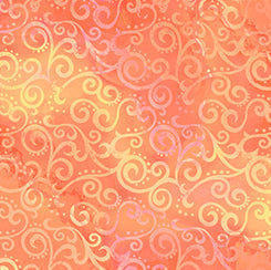 QT Ombre Scroll Melon 24174-C