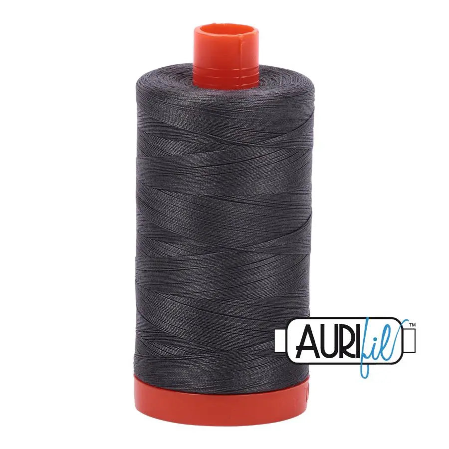 2630 Dark Pewter Aurifil Cotton 50wt Large Spool