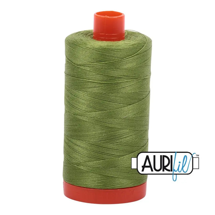 2888 Fern Green Aurifil Cotton 50wt Large Spool