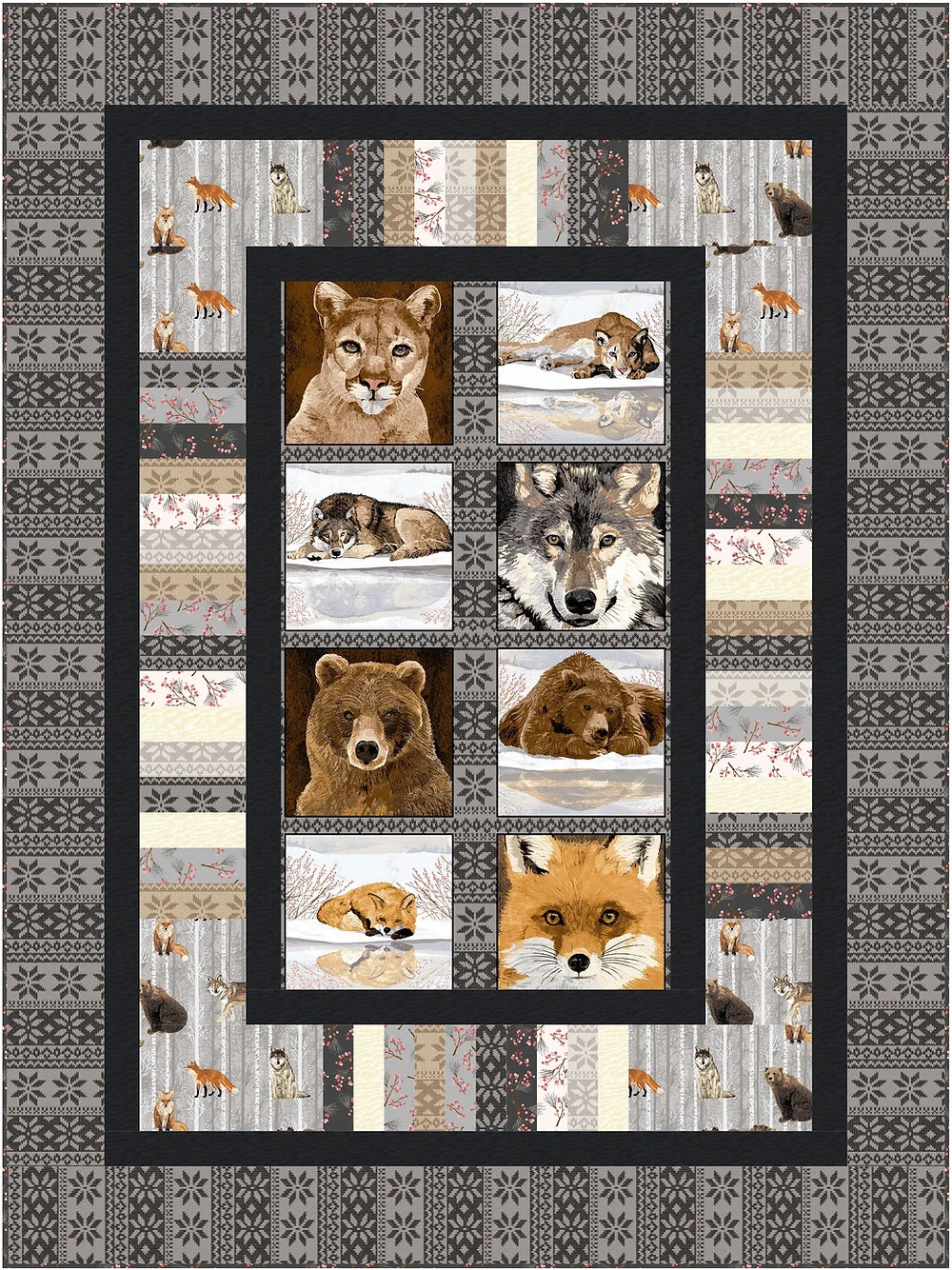 Fences Quilt Pattern