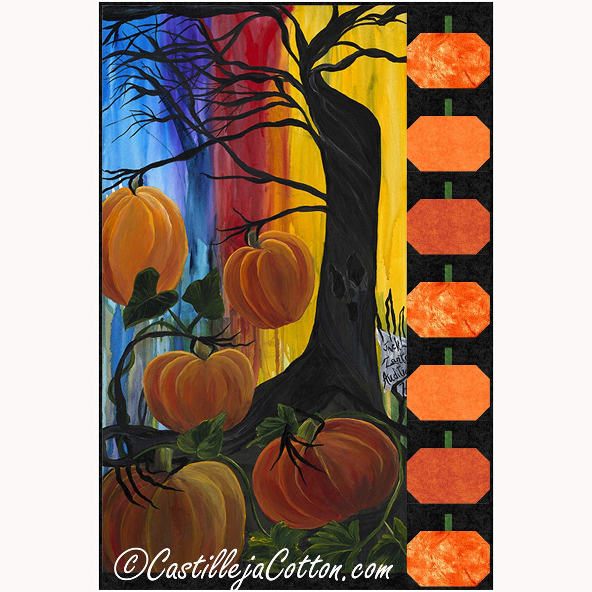 Pumpkins Ready For Carving Downloadable Pattern