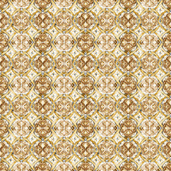 QT Bear Hugs - Geo Medallion-Gold