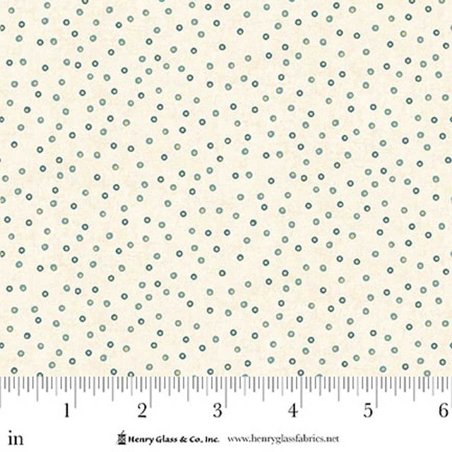 Cream Dots Cotton 44"/45" Fabric Per Yard