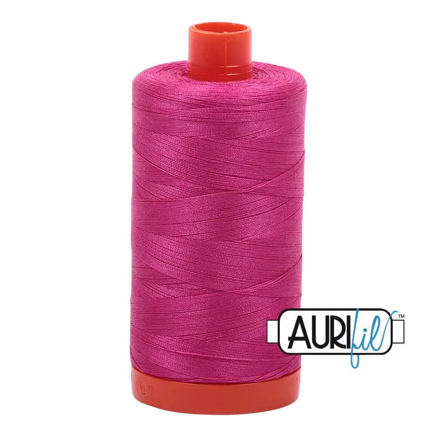 4020 Fuchsia Aurifil Cotton 50wt Large Spool