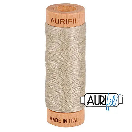 5011 Rope Beige Aurifil Cotton 80wt Spool