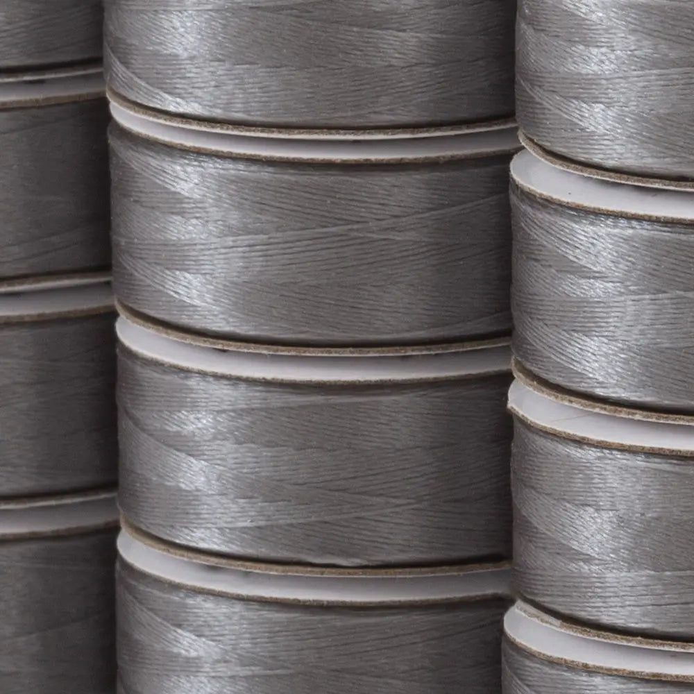 Super Bobs Poly #622 Gray (M-Style) 12 pack pre-wound bobbins