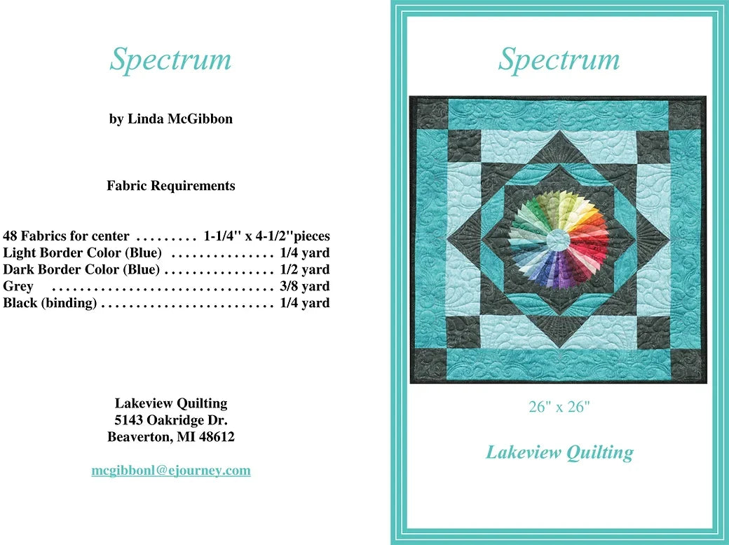 Spectrum Quilt Pattern