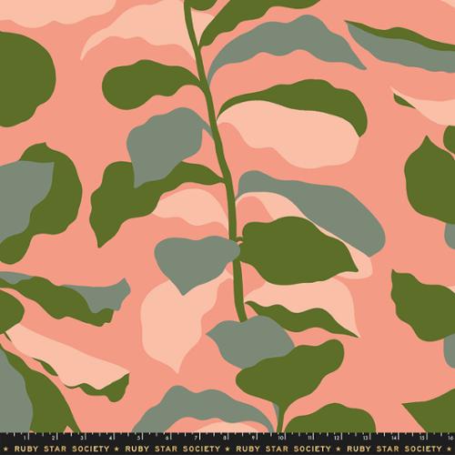 108" Calathea Light Melon Cotton Wideback Fabric Per Yard