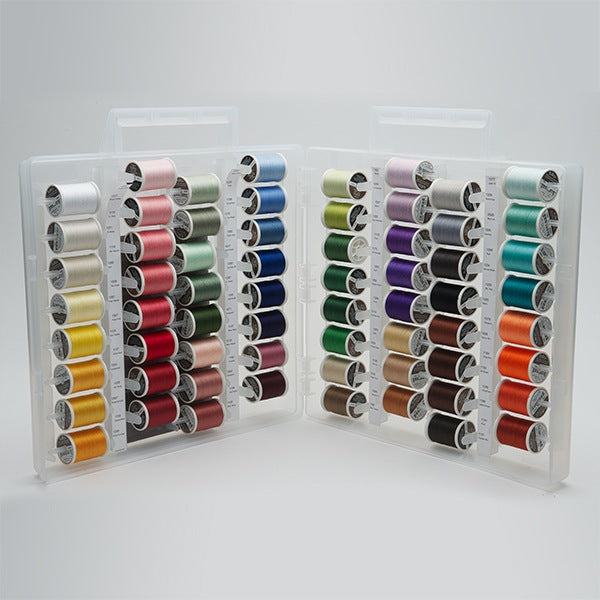 Sulky, Slimline Case with 30wt. Cotton Thread Dream Collection - 64 Spools