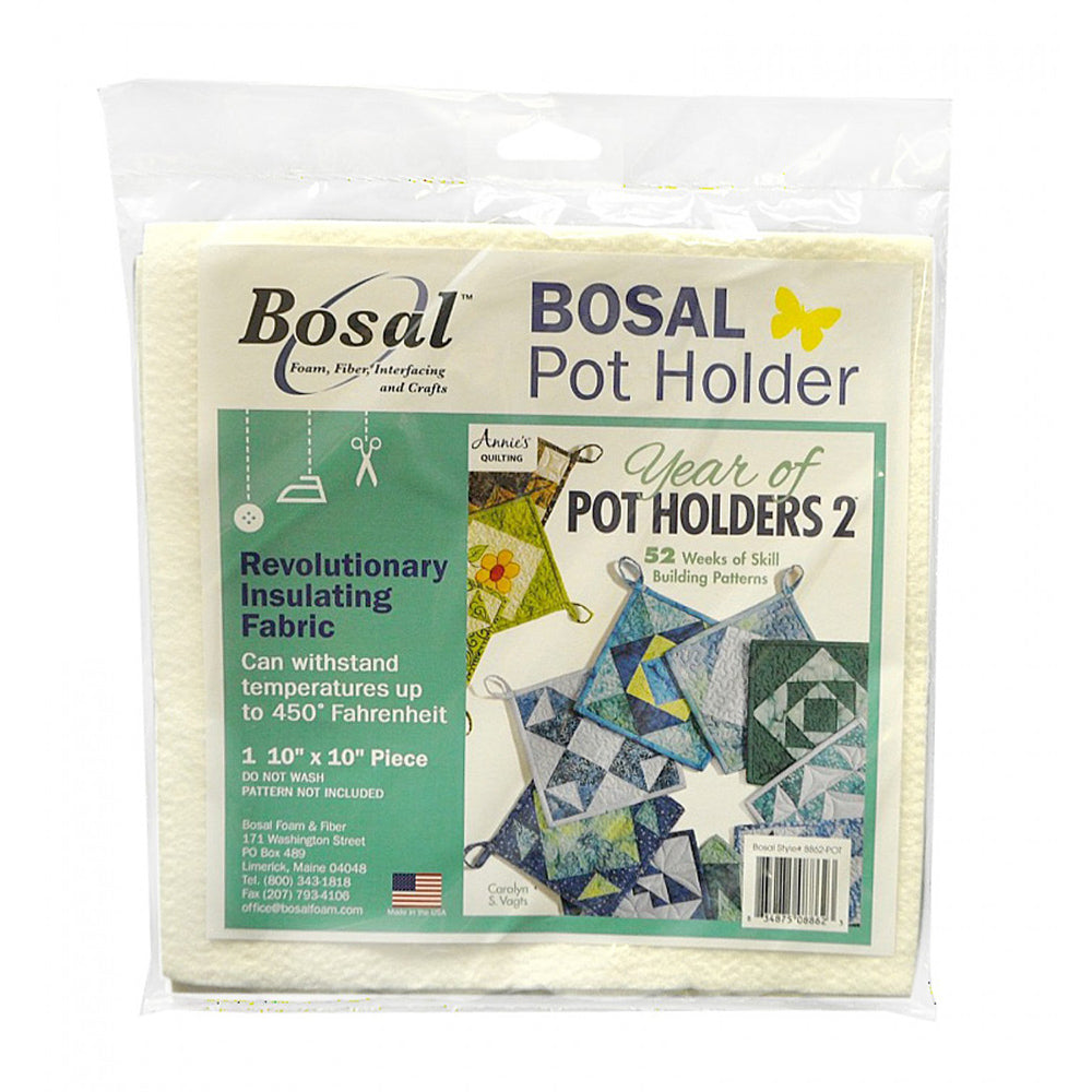 Bosal, Pot Holder Batting - 10" x 10"