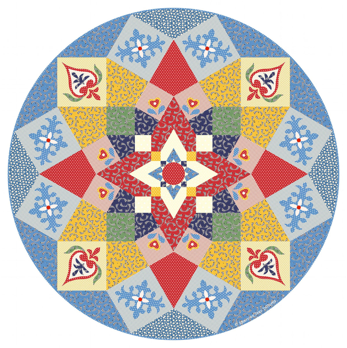 Circle Swiss Downloadable Pattern