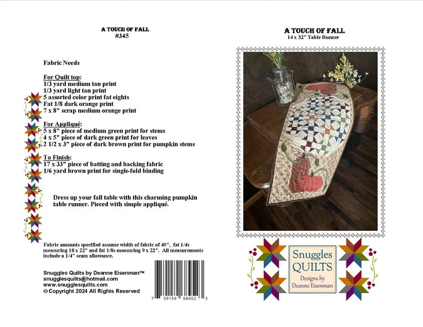 A Touch of Fall Downloadable Pattern