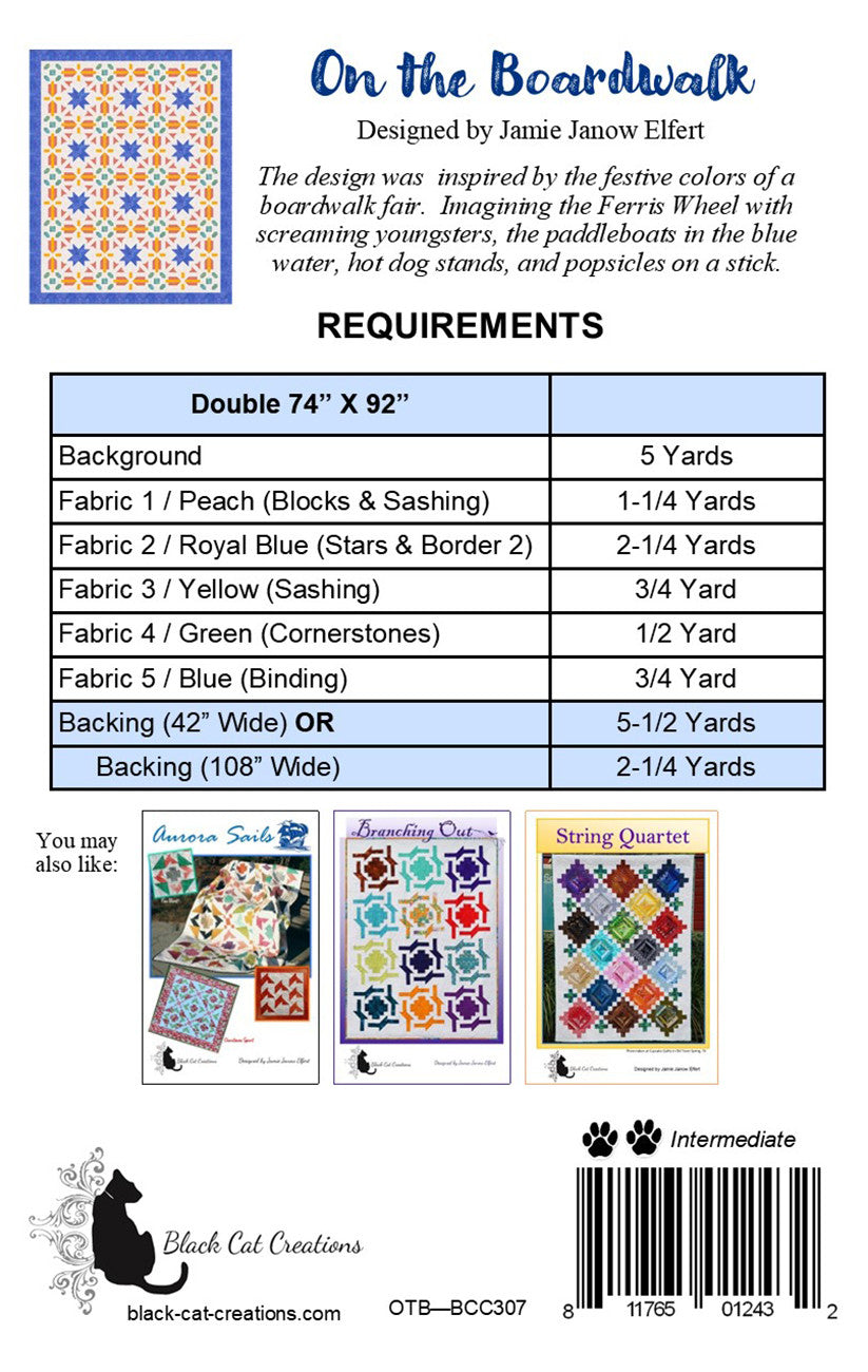 On the Boardwalk Quilt Pattern