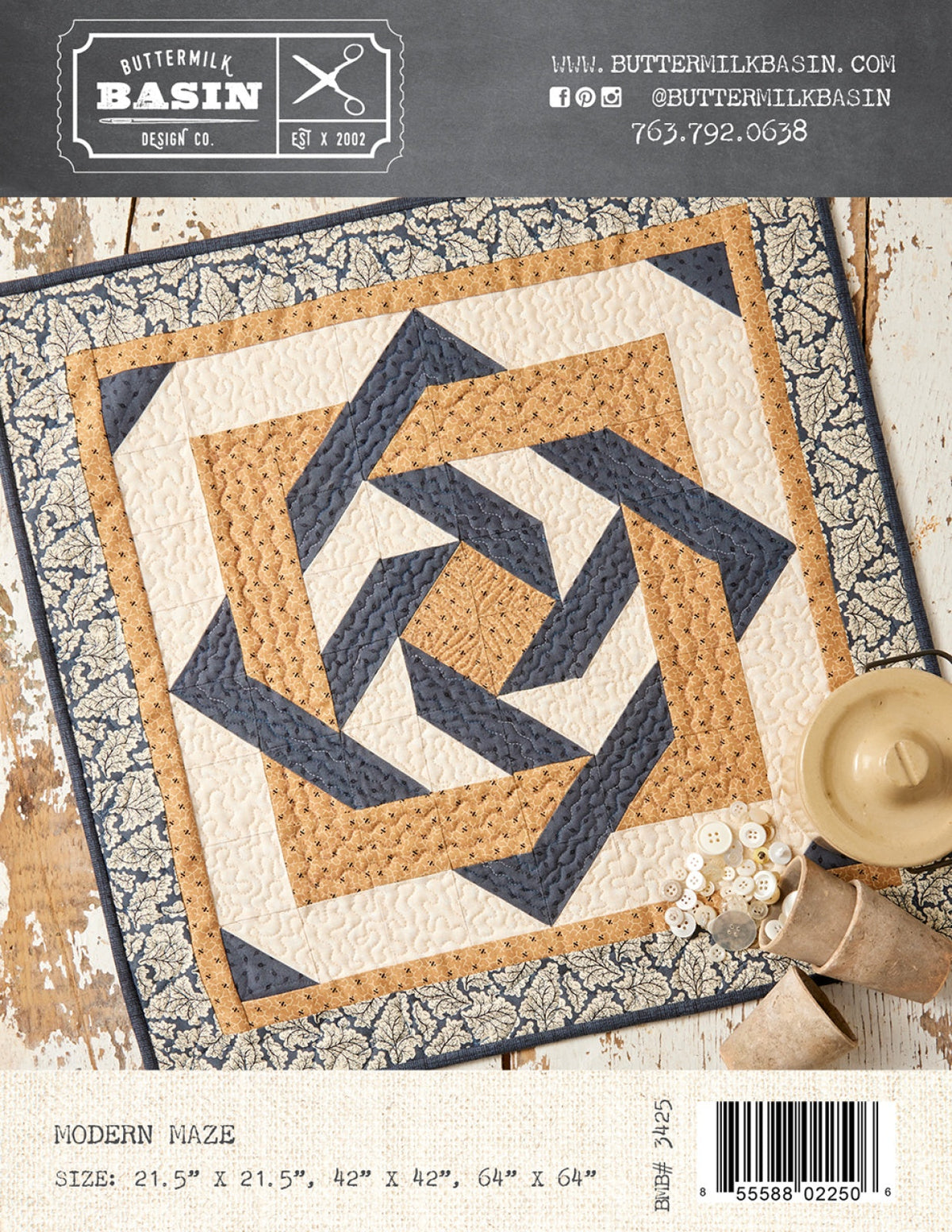 Modern Maze Quilt Pattern