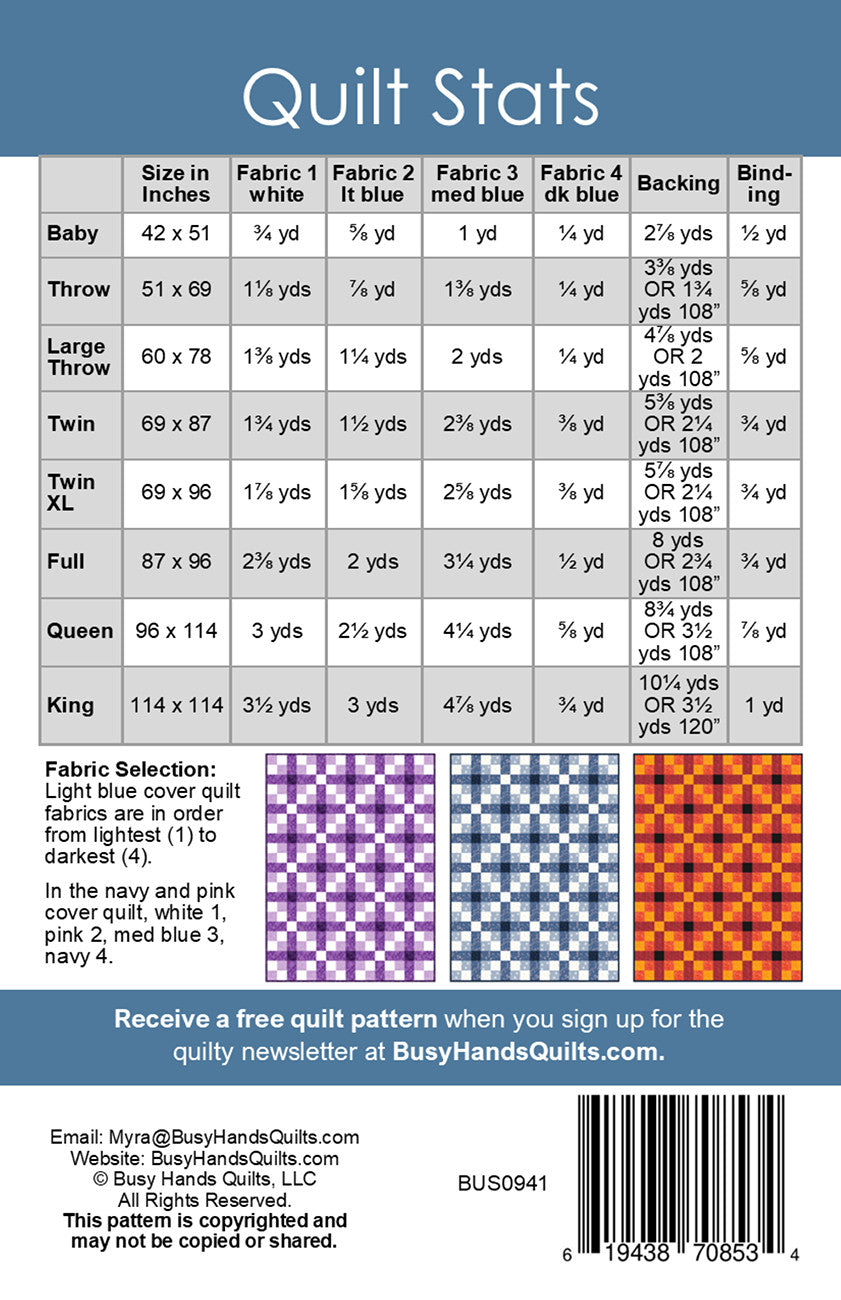 Crisscross Quilt Pattern