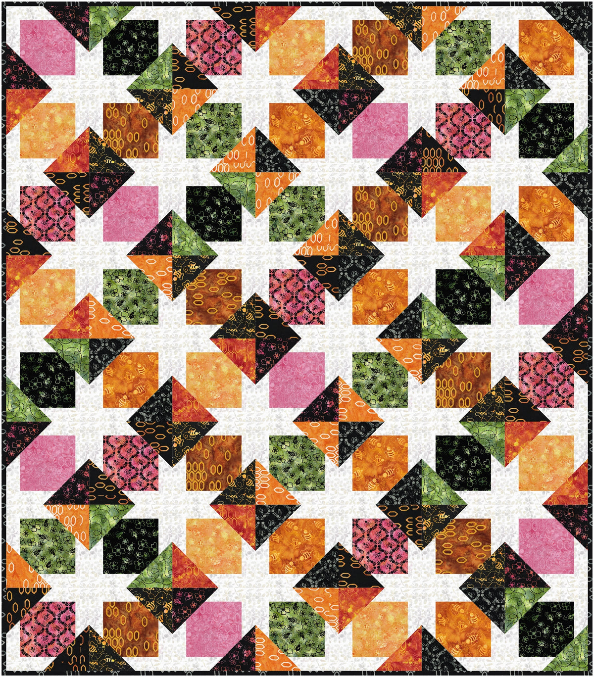Bee Stars Downloadable Pattern