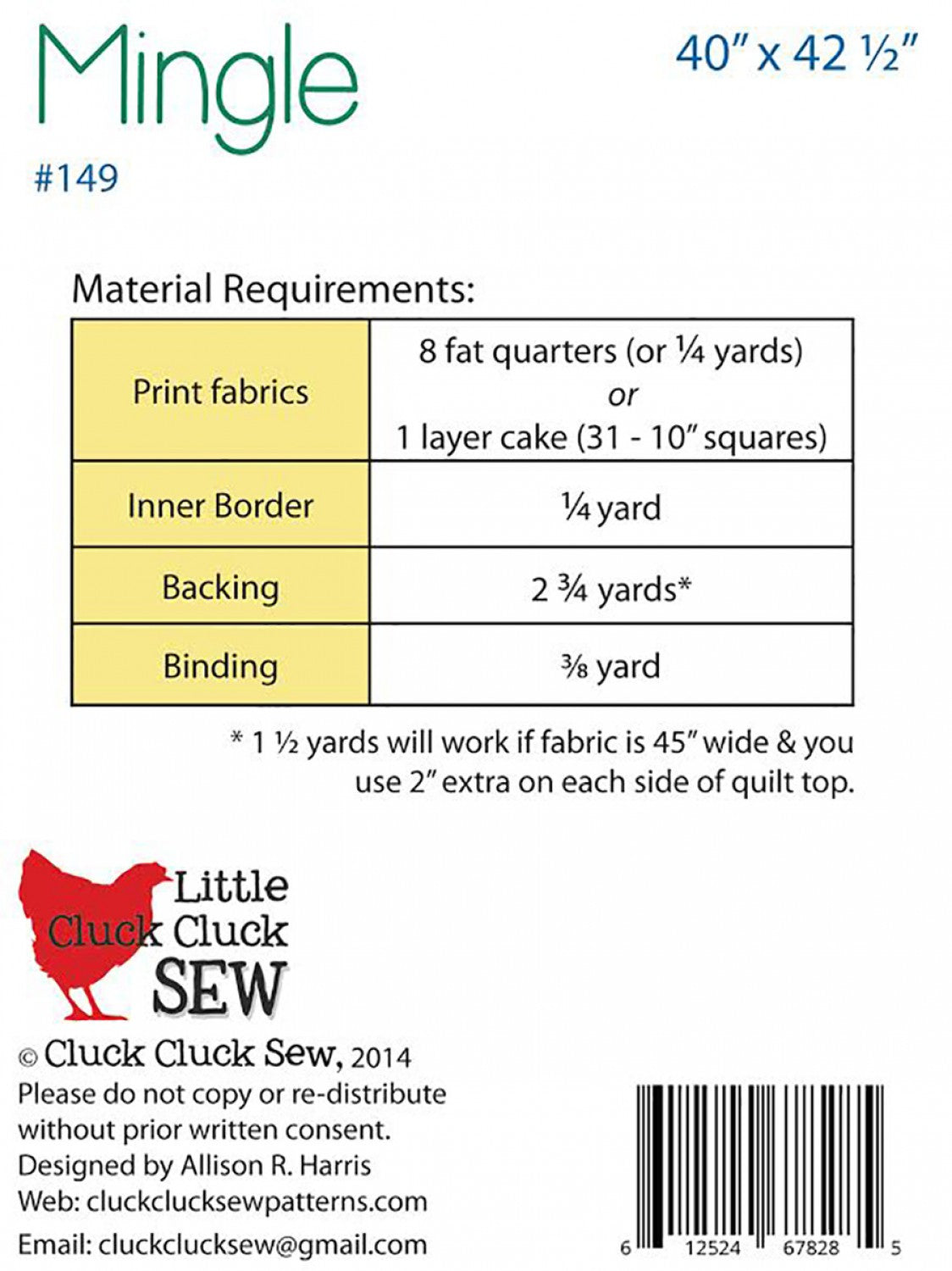Mingle Quilt Pattern