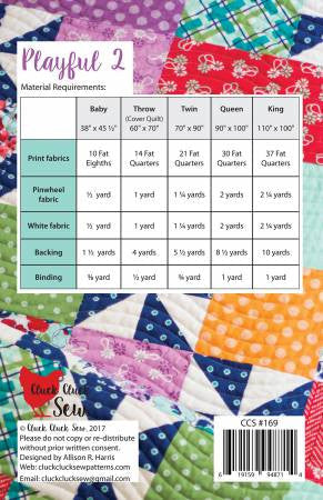 Playful 2 Quilt Pattern