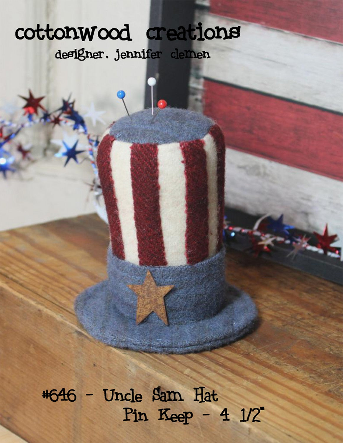 Uncle Sam Hat Pin Keep