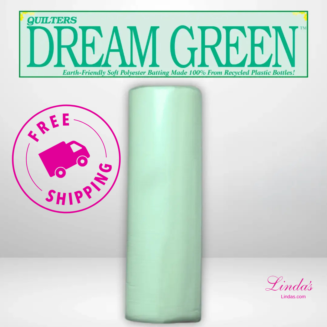 Quilters Dream Select Green Batting Throw Roll - 60" x 30 yards -- AVAILABLE FOR PRE-ORDER - ROUGHLY 8 WEEKS