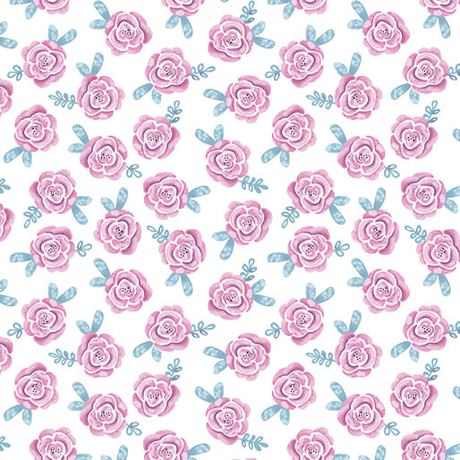 Dreamers - Roses - Pink/White