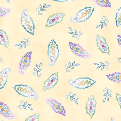 Daydreams Small Leaves 44"/45" Fabric Per Yard