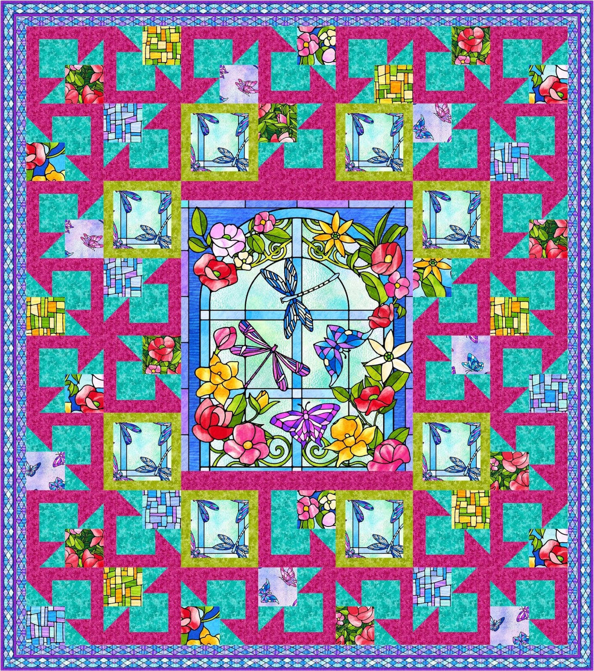 Fancy Glass Quilt Pattern