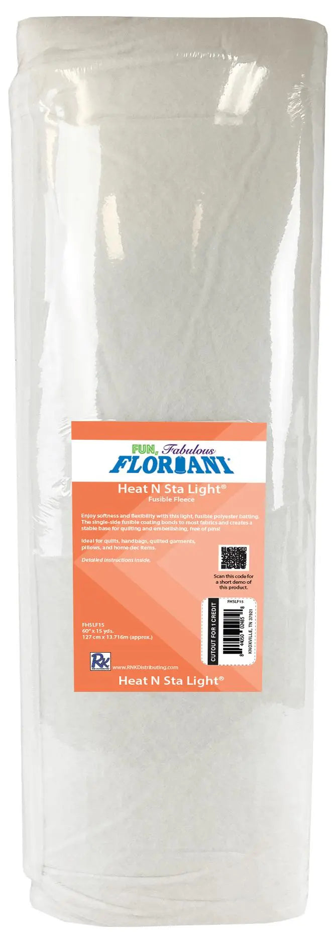 Floriani Heat N Sta Lite Fleece 60" x 15yd