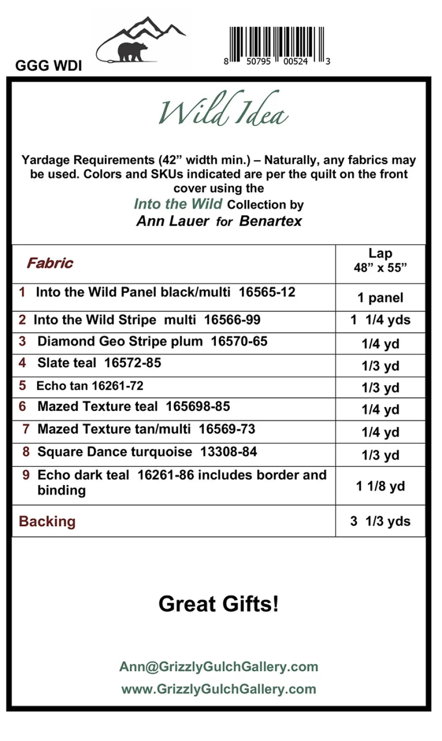 Wild Idea Quilt Pattern