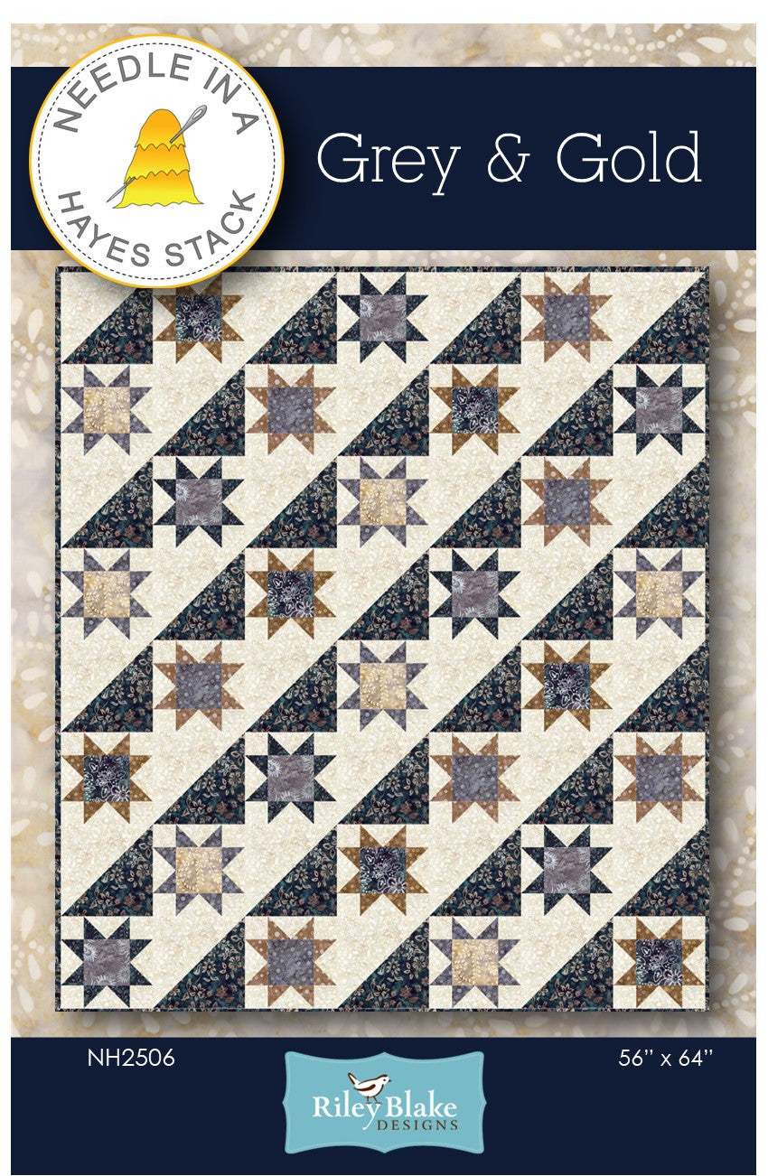 Grey & Gold Downloadable Pattern