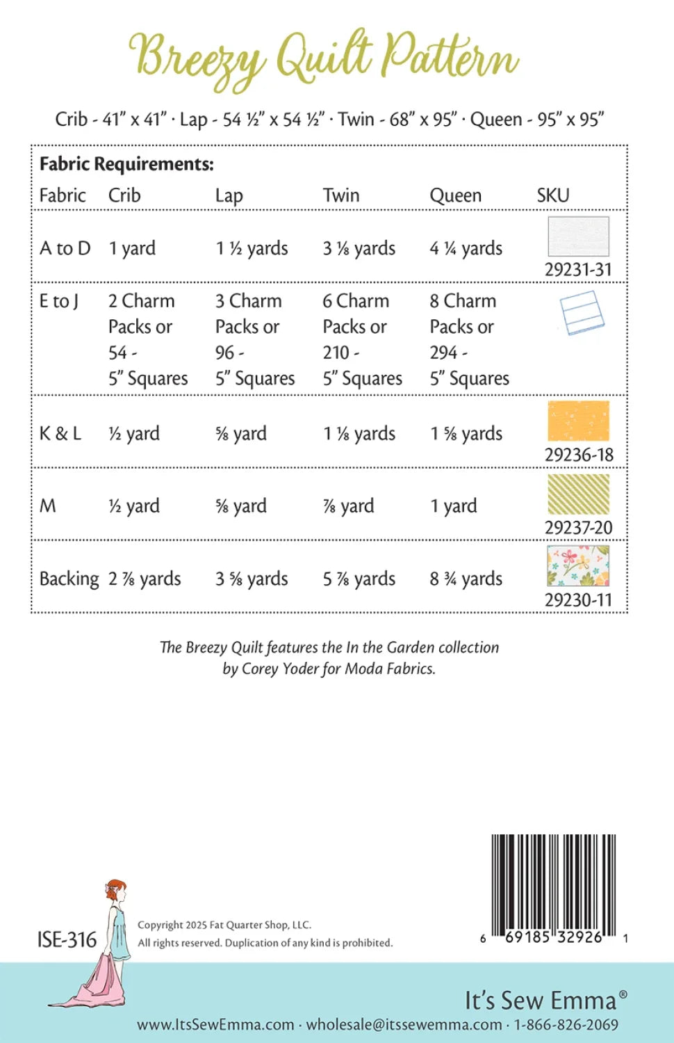 Breezy Quilt Pattern