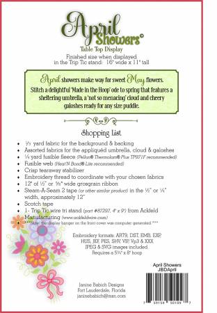 April Showers Table Top Display Pattern