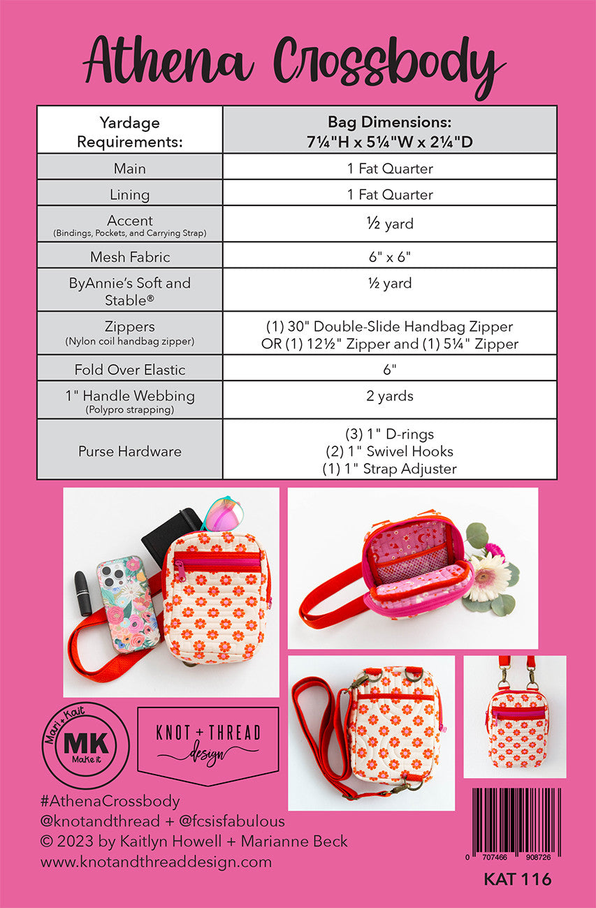 Athena Crossbody Pattern
