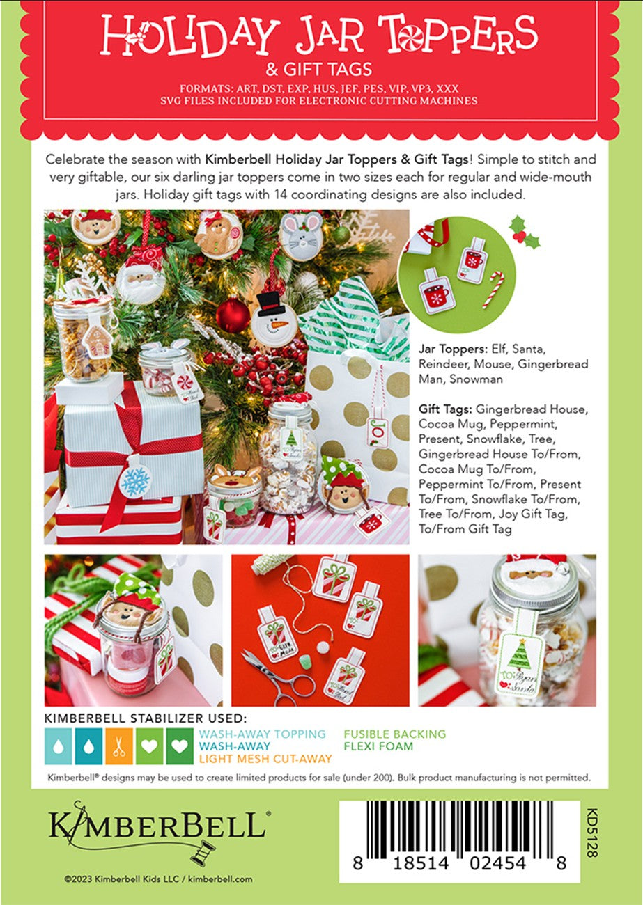 Holiday Jar Toppers & Gift Tags