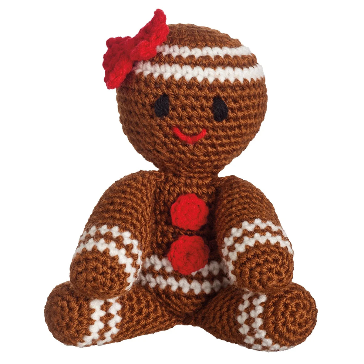Leisure Arts Crochet Friend Kit Gingerbread
