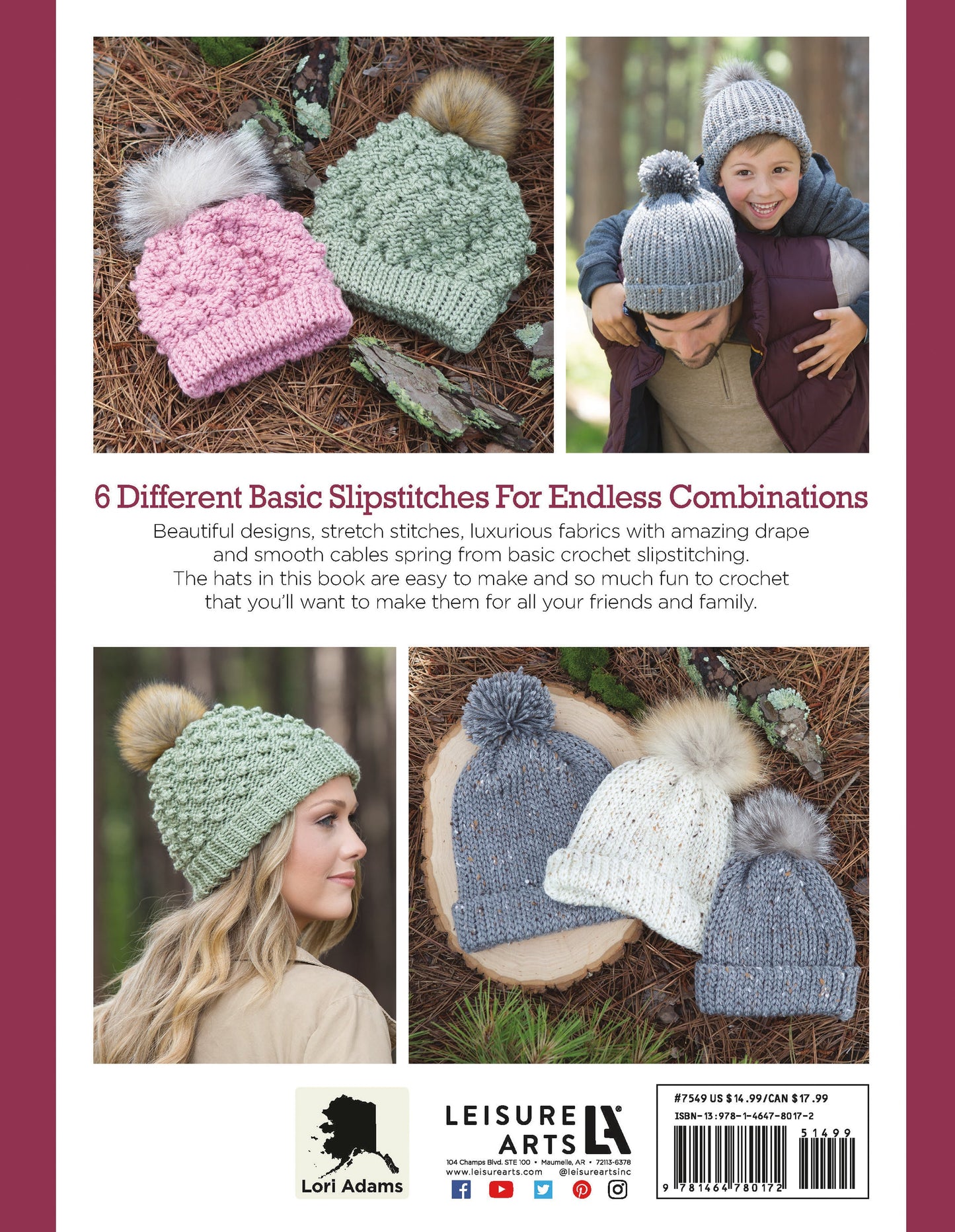 Alaskan Hats Using Slip Stitch