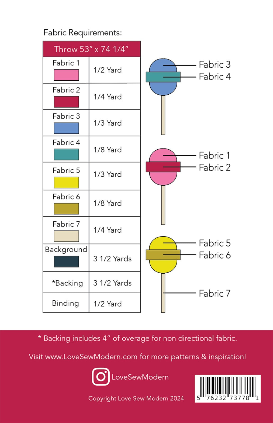 Sweet POP Quilt Pattern