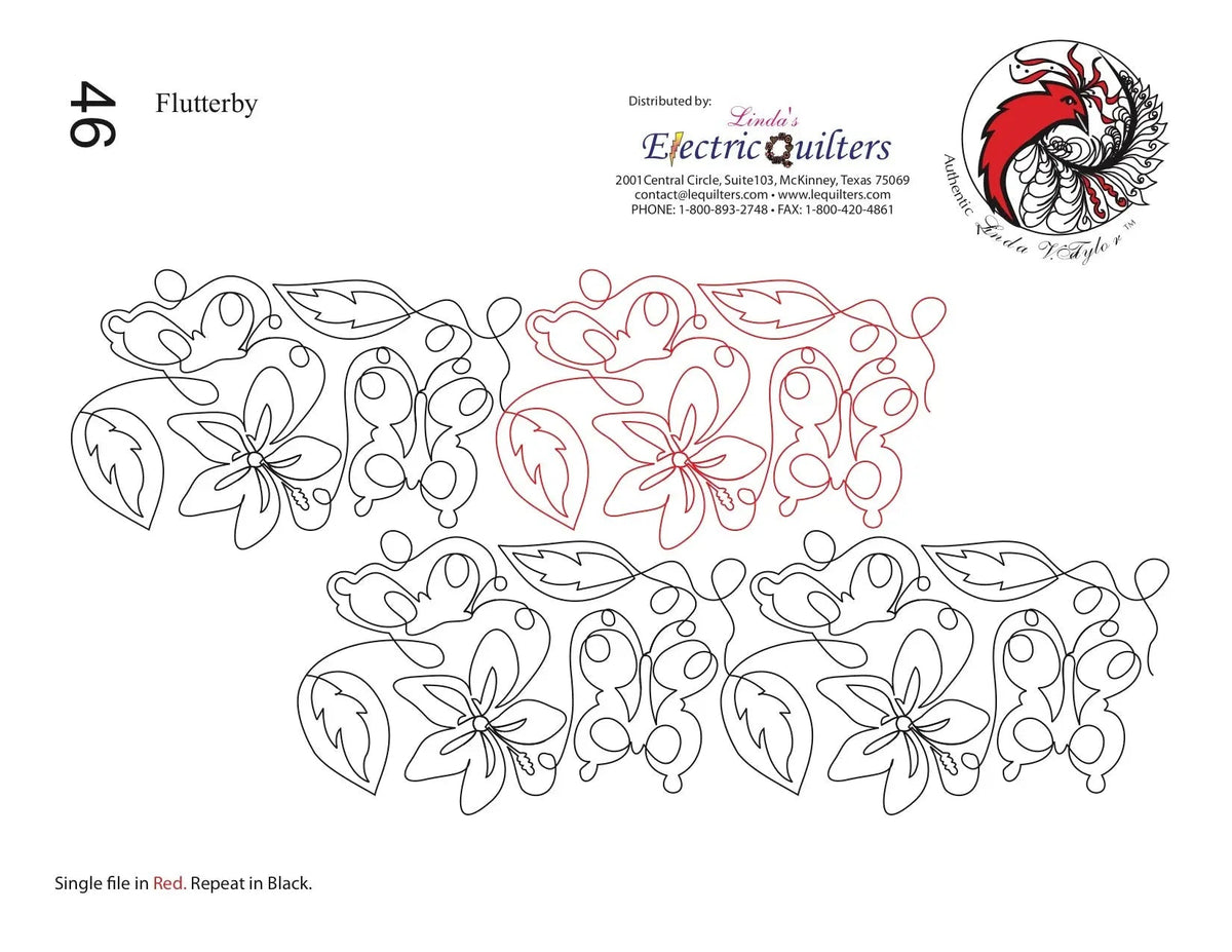 046 Flutterby Pantograph by Linda V. Taylor