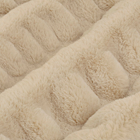 Luxe Cuddle Milan Eggshell 58"/60" Fabric per yard