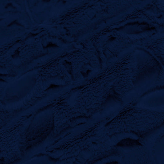 Luxe Cuddle Poppy Navy 58" - 60" Fabric per yard
