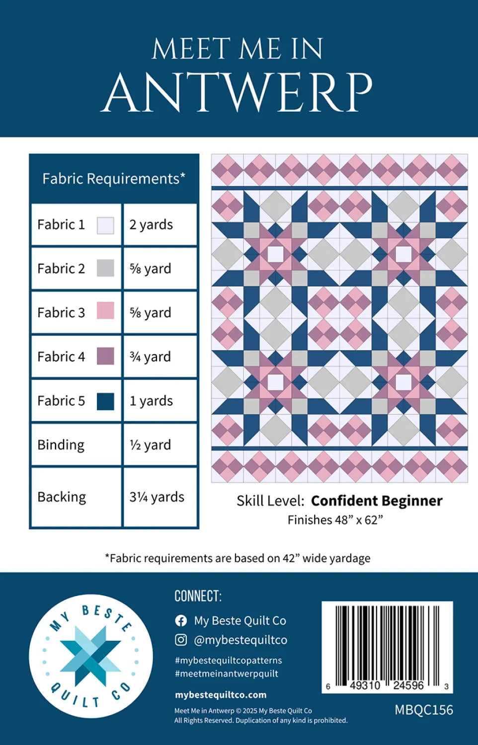 Meet Me in Antwerp Quilt Pattern