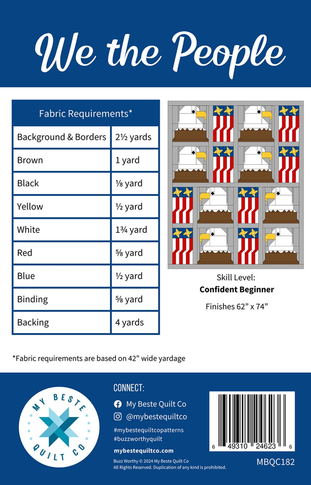 We the People Quilt Pattern