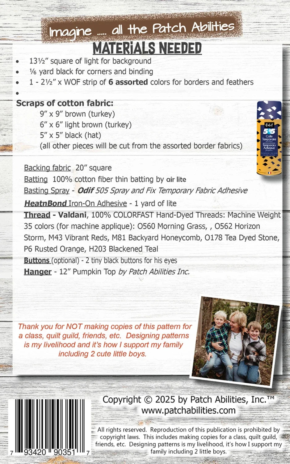 Turkey Trot Pattern
