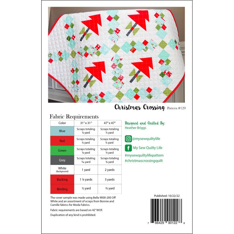 Christmas Crossing Quilt Pattern