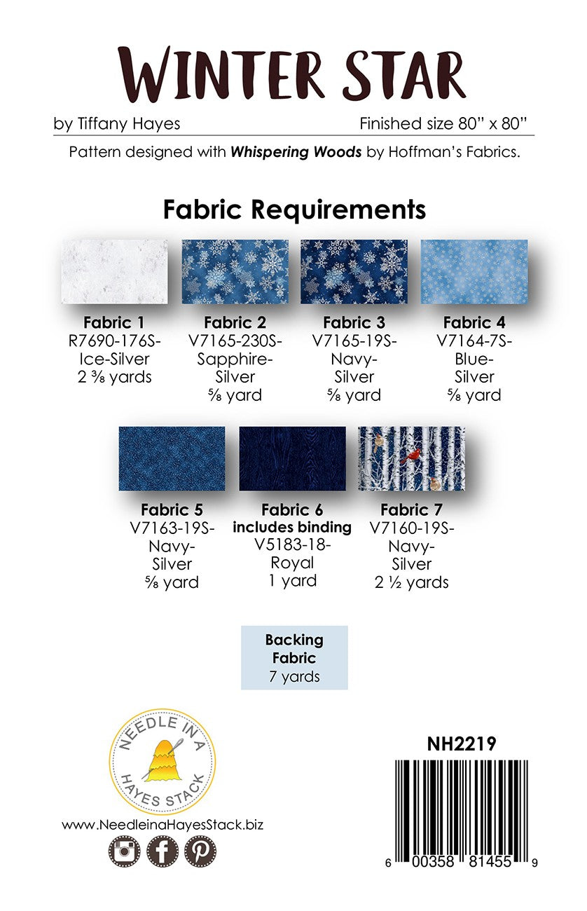 Winter Star Quilt Pattern