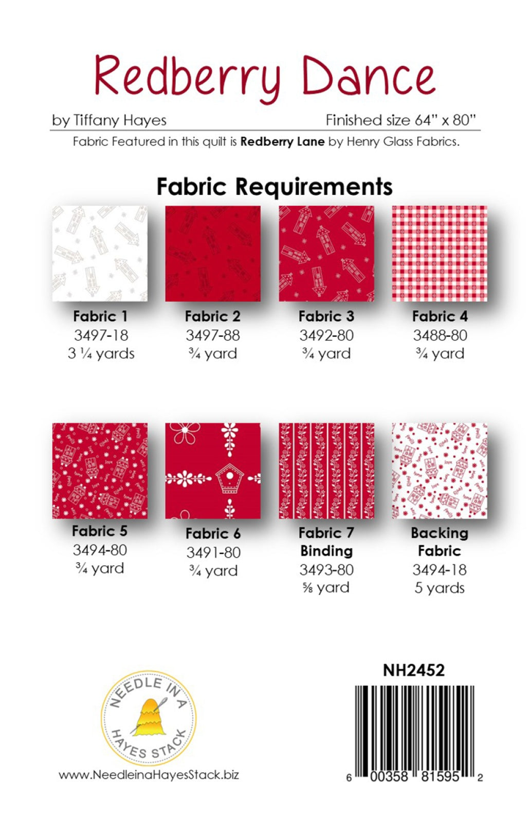 Redberry Dance Quilt Pattern
