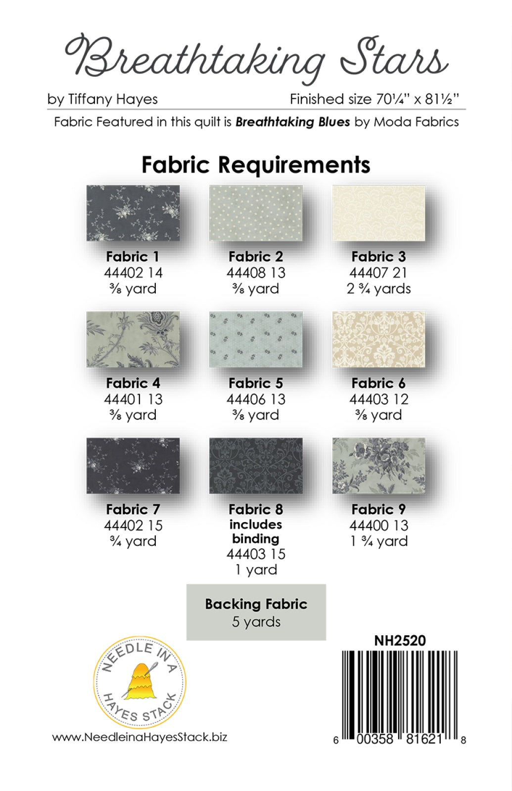 Breathtaking Stars Quilt Pattern